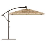 Bruine parasol van 290x290x238 cm - 35% korting!