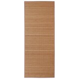 vidaXL Bamboe Tapijt Bruin 160x230 cm - 34% Korting