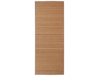 vidaXL Bamboe Tapijt Bruin 160x230 cm - 34% Korting
