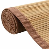 vidaXL Bamboe Tapijt Bruin 160x230 cm - 34% Korting
