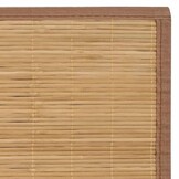 vidaXL Bamboe Tapijt Bruin 160x230 cm - 34% Korting