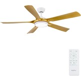 Newday 56inch Houten Plafondventilator met LED en 34% Korting