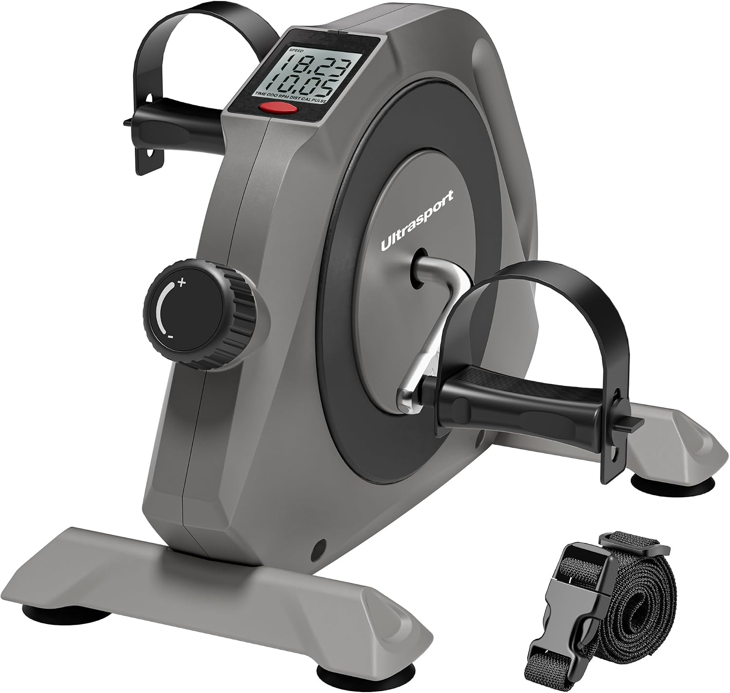Mini Hometrainer Arm-/Beentrainer Zwart/Grijs met LCD - 53% Korting
