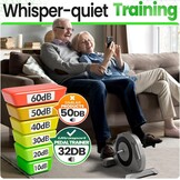 Mini Hometrainer Arm-/Beentrainer Zwart/Grijs met LCD - 53% Korting