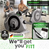 Mini Hometrainer Arm-/Beentrainer Zwart/Grijs met LCD - 53% Korting