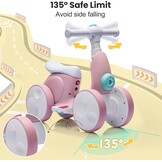 Elektrische Loopfiets 4-in-1 met Muziek & Licht (1-4 Jaar) - 54% Korting!