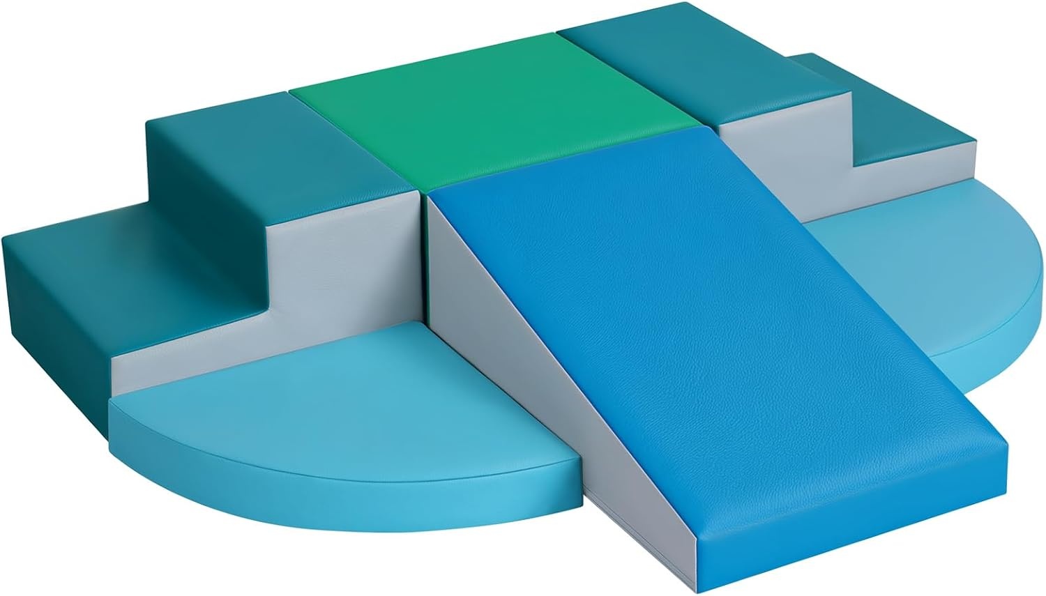 Set van 6 Schuimrubberen Klimblokken voor Kinderen: PU-leer, Montessori - 34% Korting