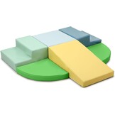 Set van 6 Schuimrubberen Klimblokken voor Kinderen: PU-leer, Montessori - 34% Korting