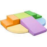 Set van 6 Schuimrubberen Klimblokken voor Kinderen: PU-leer, Montessori - 34% Korting