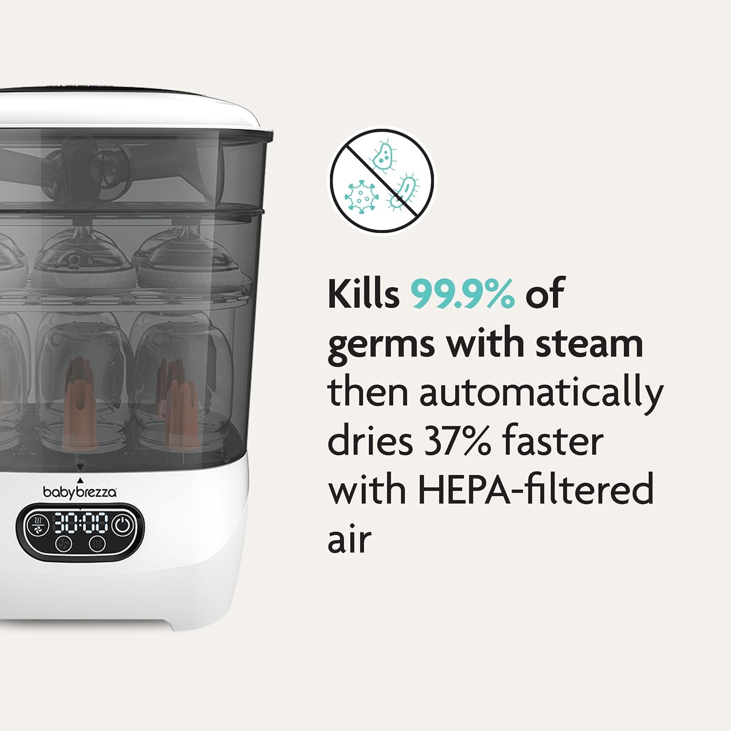 Babybrezza Sterilisator & Droger Advanced - 34% Korting