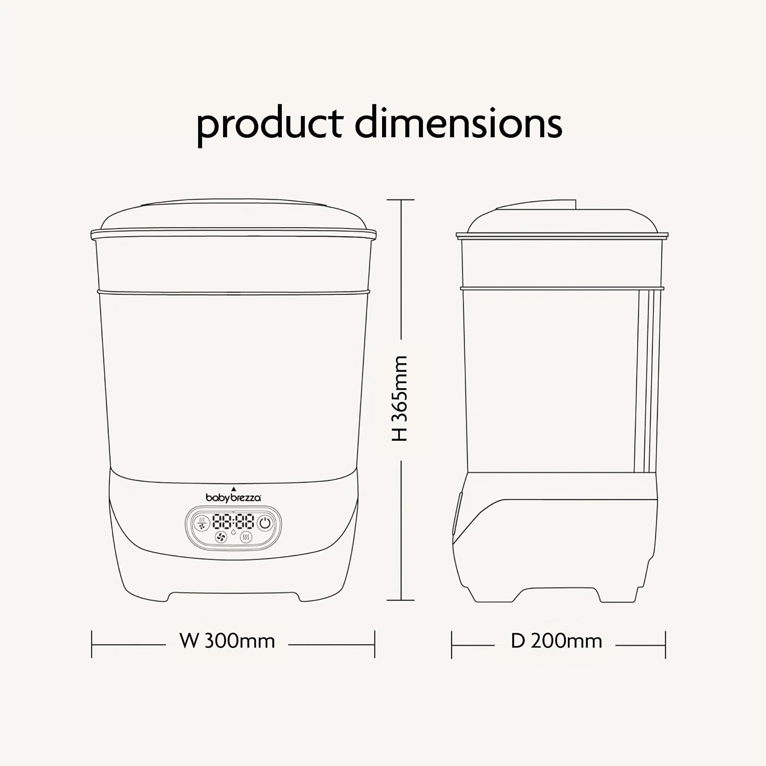 Babybrezza Sterilisator & Droger Advanced - 34% Korting