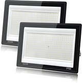 2x LED Buitenlamp Tkdaksy 300W Koel Wit 30000 LM IP66 Waterdicht