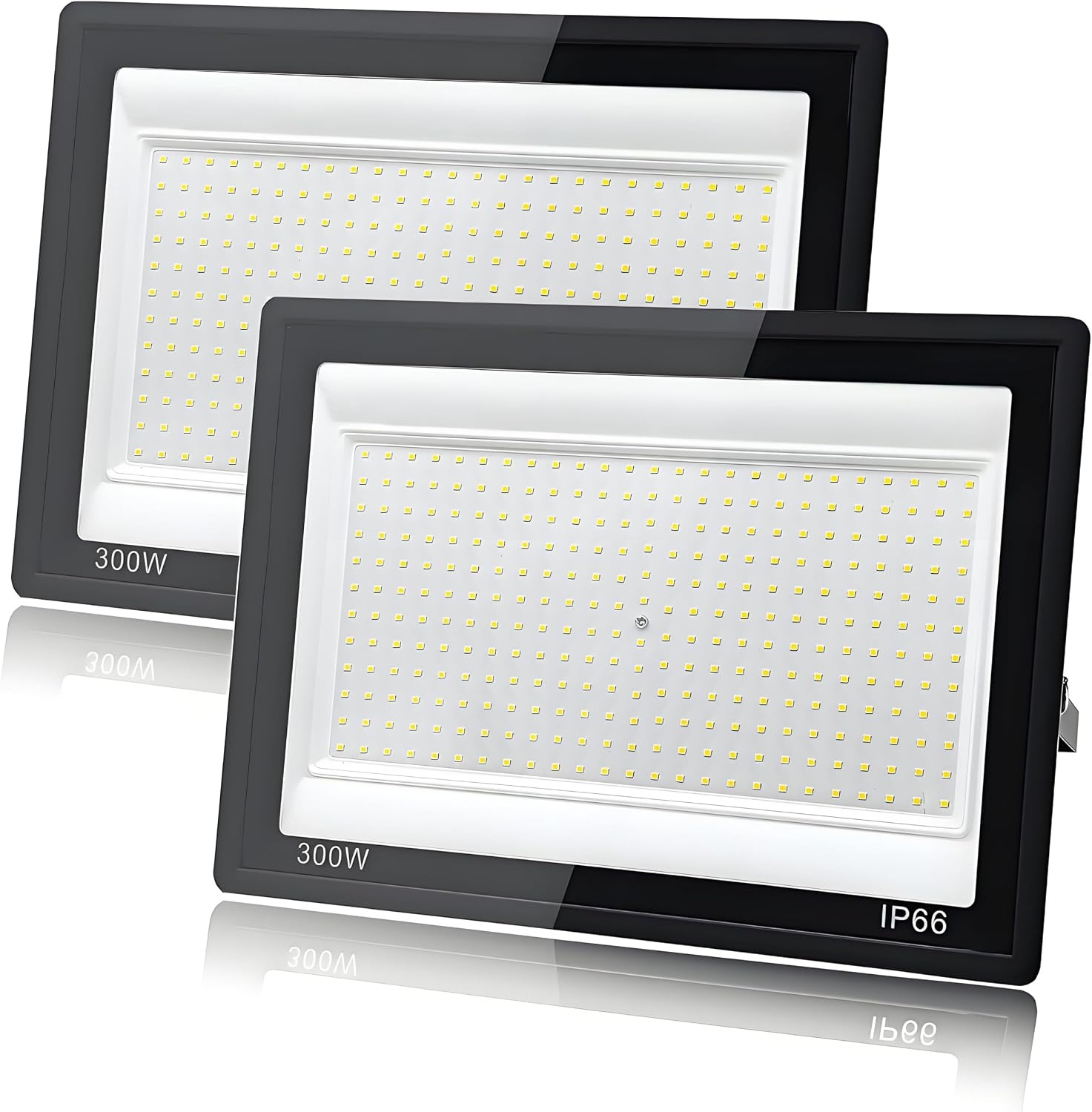 2x LED Buitenlamp Tkdaksy 300W Koel Wit 30000 LM IP66 Waterdicht