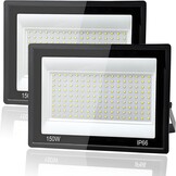 2x LED Buitenlamp Tkdaksy 300W Koel Wit 30000 LM IP66 Waterdicht