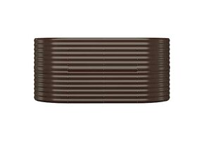 Plantenbak 152x80x68 cm Gep. Staal Bruin - 59% Korting