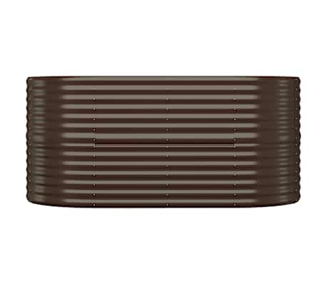 Plantenbak 152x80x68 cm Gep. Staal Bruin - 59% Korting