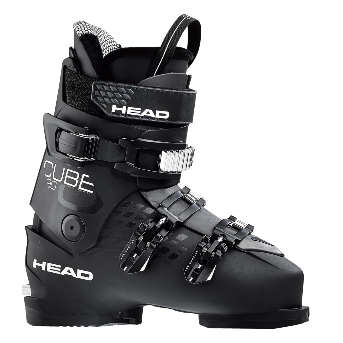 HEAD CUBE3 90 Skischoenen Heren Zwart/Antraciet Maat 28.5 (EU 44-44.5) - 55% Korting