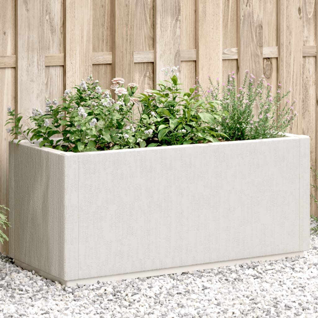 Plantenbak Polypropeen Wit 80x36x35 cm - 34% Korting