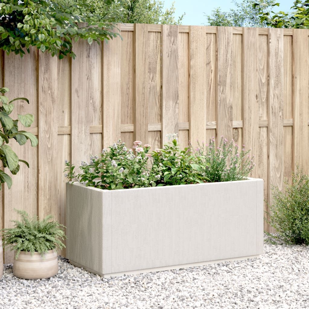 Plantenbak Polypropeen Wit 80x36x35 cm - 34% Korting