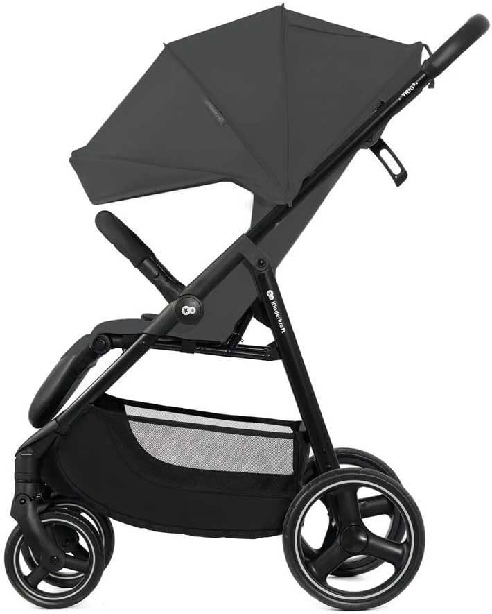 Kinderkraft Trig 3 Kinderwagen Grijs - Lichtgewicht & Eénhandig Inklapbaar - 35% Korting