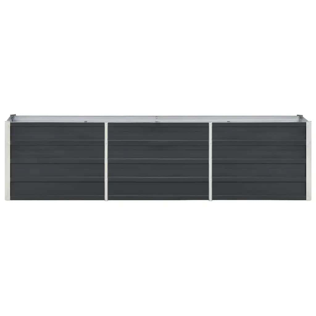Verhoogde Plantenbak Staal Antraciet 240x40x45 cm - 53% Korting!
