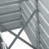 Verhoogde Plantenbak Staal Antraciet 240x40x45 cm - 53% Korting!