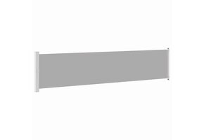vidaXL Uittrekbaar Tuinscherm 140x600cm Grijs - 34% Korting