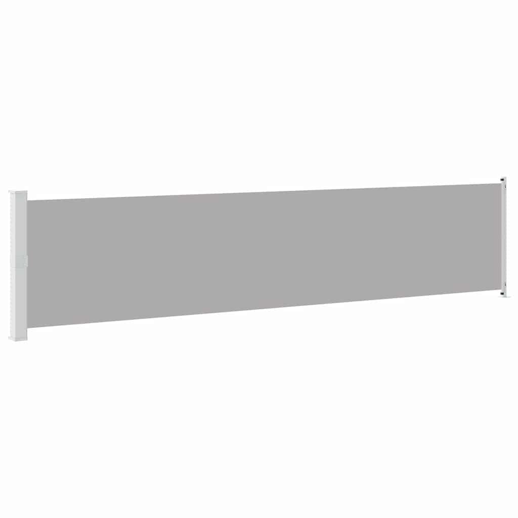 vidaXL Uittrekbaar Tuinscherm 140x600cm Grijs - 34% Korting