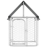 Hondenkennel Buiten met Dak 100x100x150 cm - 34% Korting