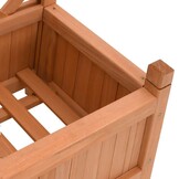 Plantenbak met latwerk - Massief Vurenhout - Bruin - 34% Korting
