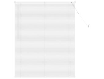 Venetiaanse Jaloezie Wit PVC 150x110 cm - 32% Korting