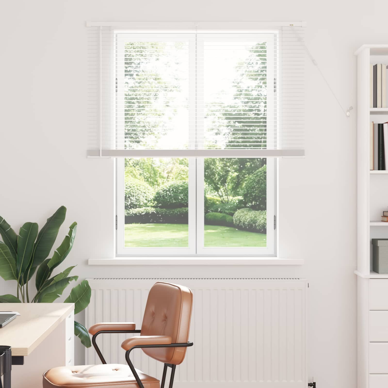 Venetiaanse Jaloezie Wit PVC 150x110 cm - 32% Korting