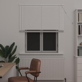 Venetiaanse Jaloezie Wit PVC 150x110 cm - 32% Korting