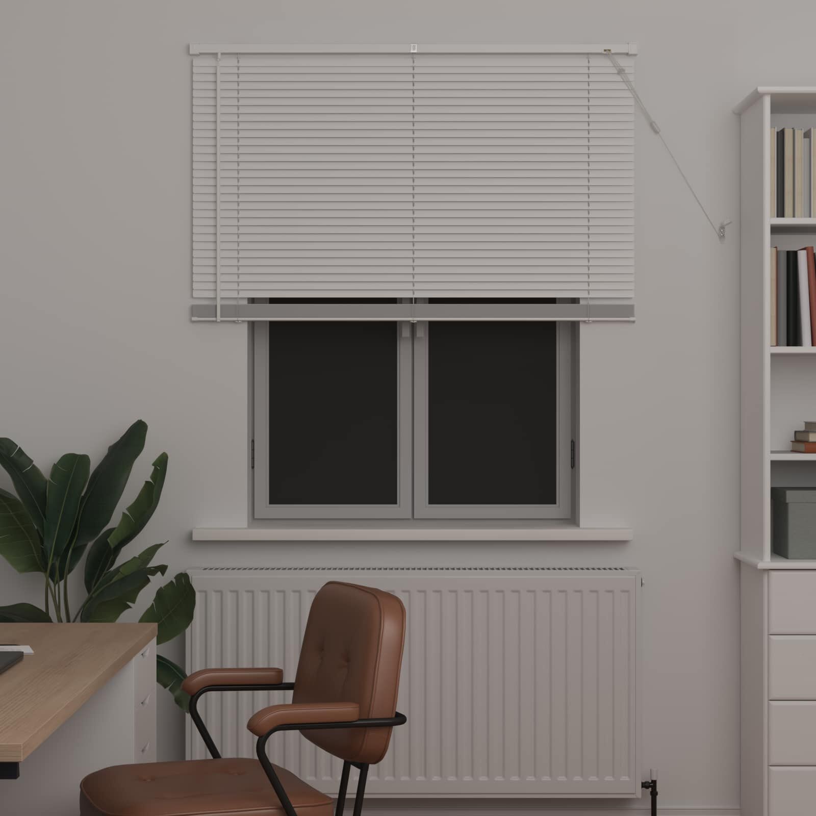Venetiaanse Jaloezie Wit PVC 150x110 cm - 32% Korting