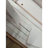 VidaXL Bedframe Grenenhout Wit 100x200 cm - 54% Korting