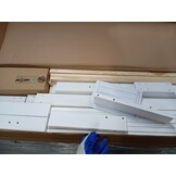 VidaXL Bedframe Grenenhout Wit 100x200 cm - 54% Korting