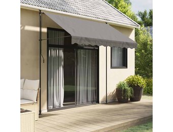 vidaXL Uittrekbare Luifel 250x150 cm Antraciet - 34% Korting