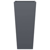 VidaXL Plantenbakken 2 st 35x35x75 cm Antraciet - 34% Korting