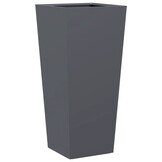 VidaXL Plantenbakken 2 st 35x35x75 cm Antraciet - 34% Korting