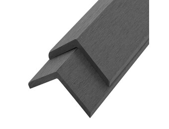 vidaXL Terras Hoekplinten 5 Stuks HKC Grijs 170 cm - 34% Korting