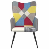 Relaxstoel Patchwork Stof - 34% Korting