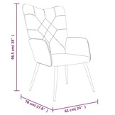 Relaxstoel Patchwork Stof - 34% Korting