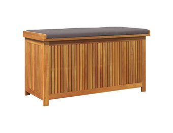 vidaXL Opbergbox voor buiten 113x50x60,5 cm massief acaciahout