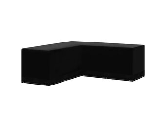 vidaXL Tuinmeubelhoes L-vormig 12 oogjes 250x250x90 cm