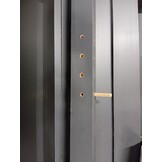 vidaXL 3-delige Loungeset met kussens massief grenenhout grijs