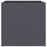 vidaXL Plantenbakken 2 st 42x40x39 cm staal antracietkleurig