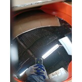 vidaXL Verkeersspiegel voor buiten 60 cm PC-kunststof oranje