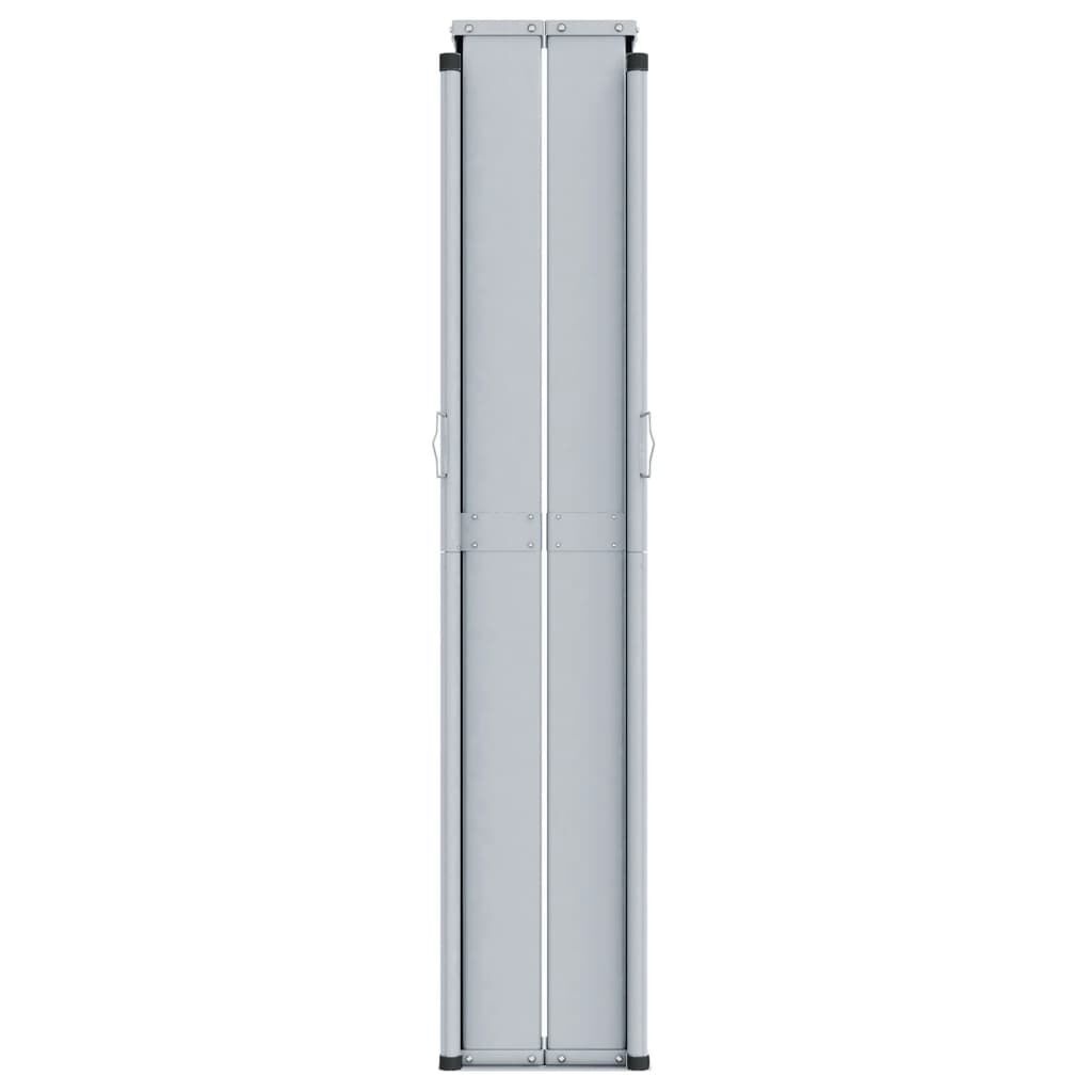 vidaXL Windscherm uittrekbaar 220x1000 cm antracietkleurig