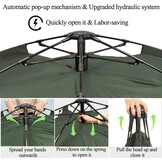 KEELYY Pop-up Camping Tent 3 Personen - Legergroen - Automatisch - Waterdicht
