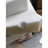 Logeermatras opvouwbaar 200 x 70 x 15 cm met kussens